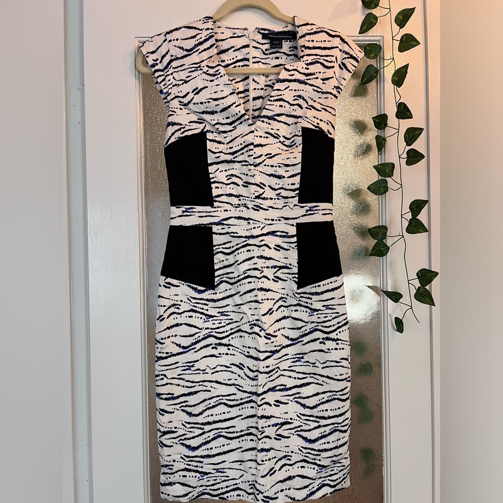 French connection stripe dress